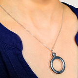 Vinciane - variation #2 - L'anneau flacon argent
