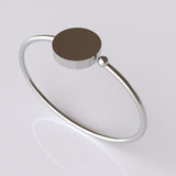 Bracelet Orbis à compartiment - argent massif