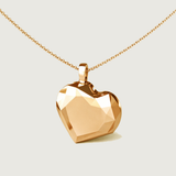 Cœur - Pendentif à compartiment - Vermeil or jaune